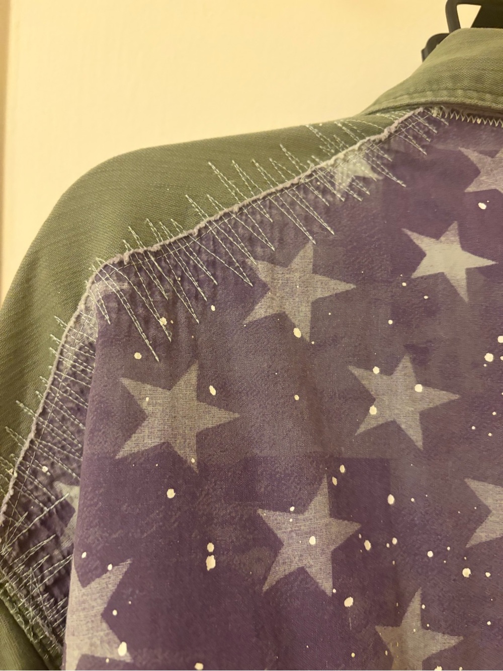 We The Free Olive Green Spruce military American flag 🇺🇸 Jacket - Picture 8 of 16
